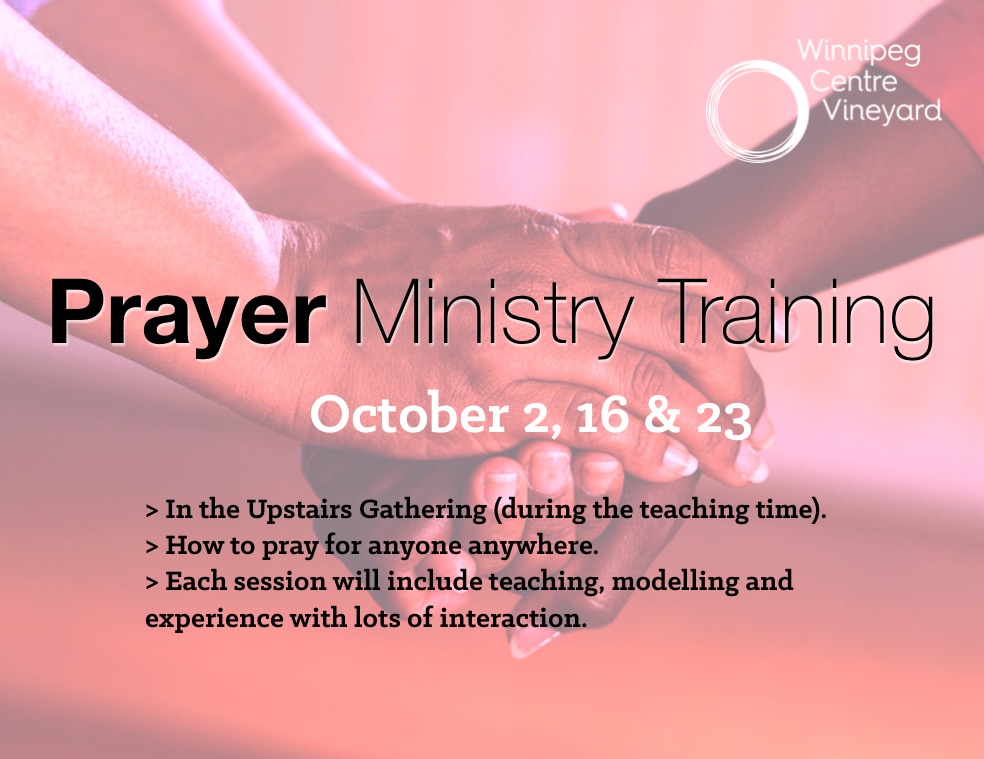 Prayer Ministry Training Poster